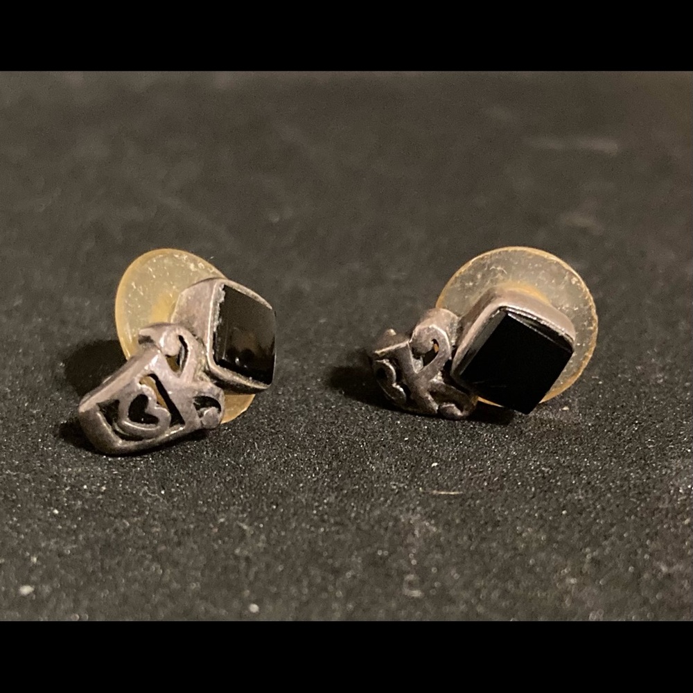 3.8 gram Onyx & Silver Earrings